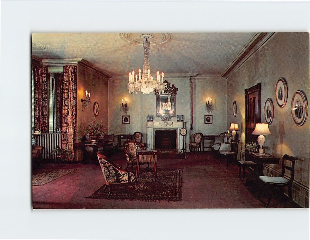 Postcard Portraits of the Harris Family Drawing Room Eldon House London Canada