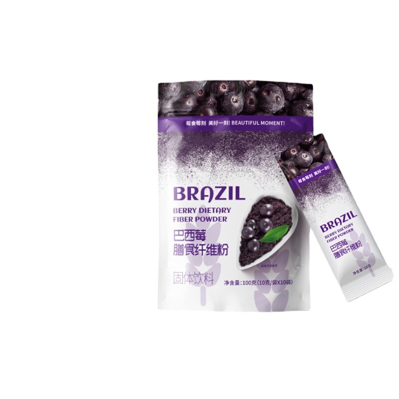 Acai Berry Powder with Anthocyanin and Fibre for Instant Nutrition-image