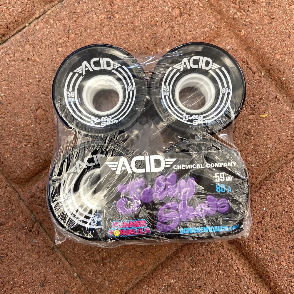 Acid Chemical Wheels Jelly Shots Skateboard Wheels - 59mm 80a (Set of 4)-image