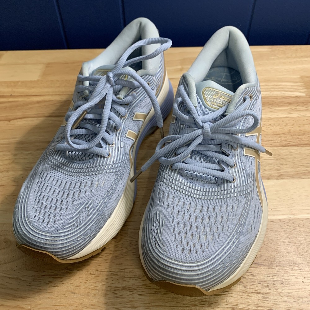 Asics Gel Nimbus 21 US Womens 9 Blue Mist Frosted Almond 1012A552
