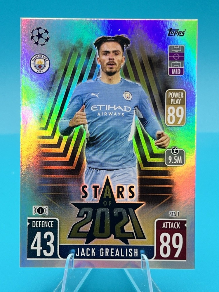 2021-22 Topps Match Attax Jack Grealish Stars Of 2021 #STA1 - Manchester City