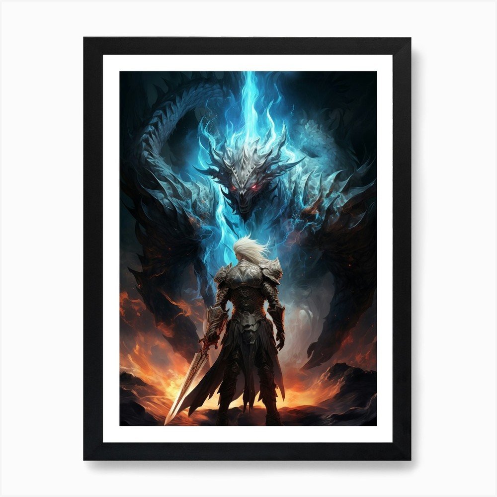Dark Souls 2 Art Print Framed Wall Art Poster Canvas Print Picture
