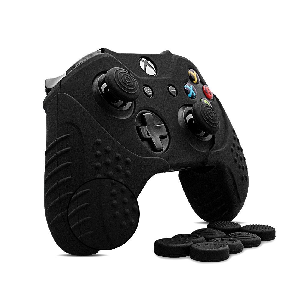 Silicone Skin Case For Xbox One X One S Controller With Grip And Thumb Grips