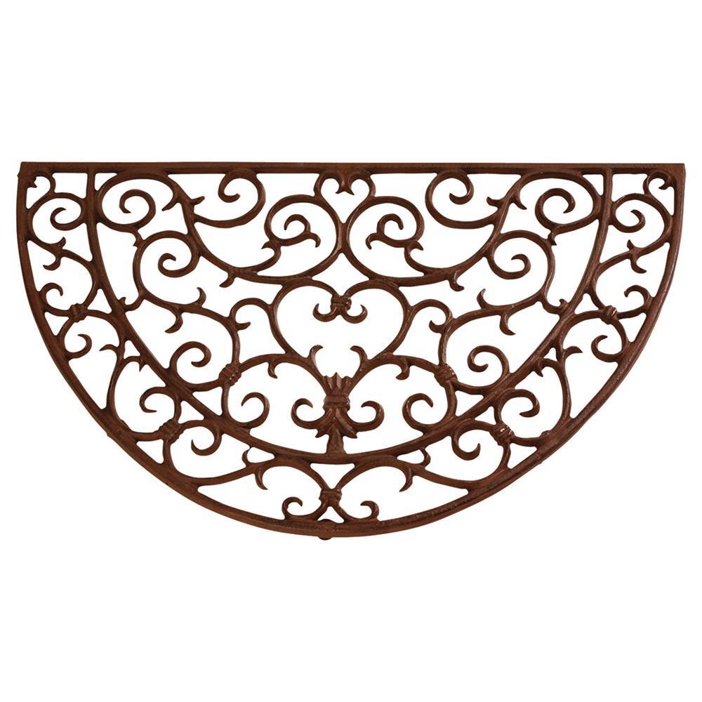 Classic Cast Iron Door Mat - Half Round