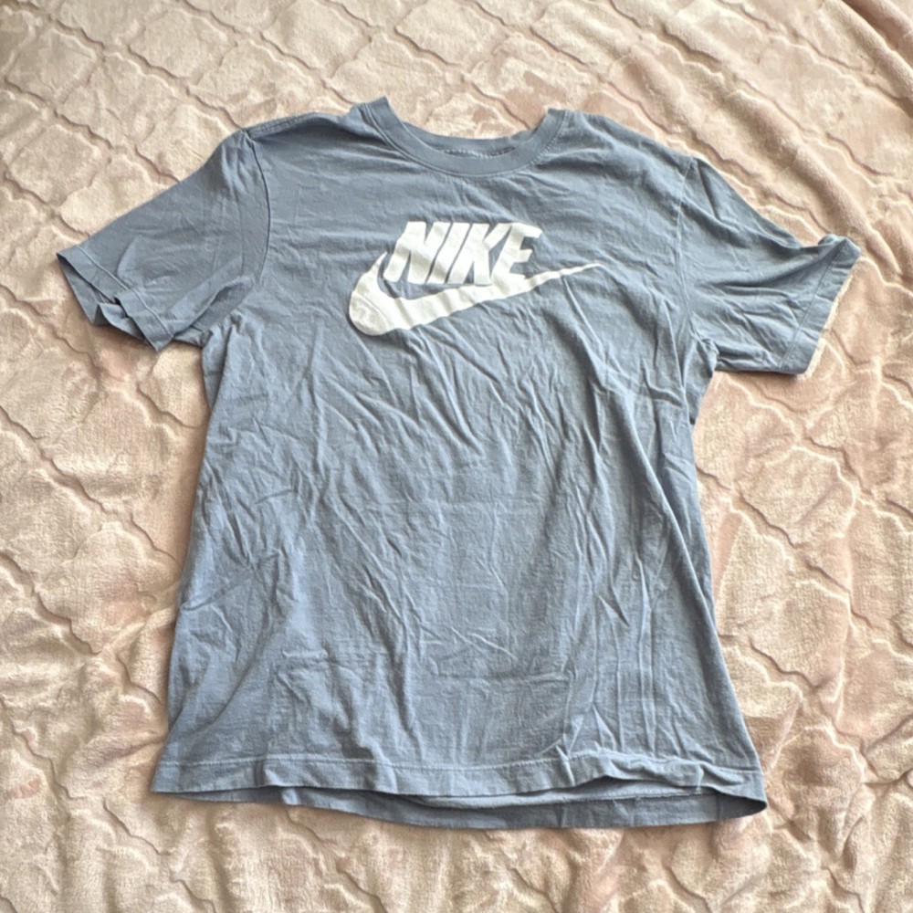 Nike Men's Blue The Nike Tee Short Sleeve Crew Neck T-Shirt Size M