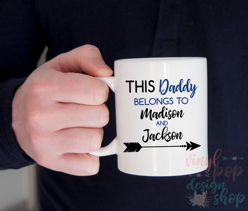 Daddy Coffee Mug Father's Day Mug Dad Coffee Mug This Daddy Belongs To Daddy