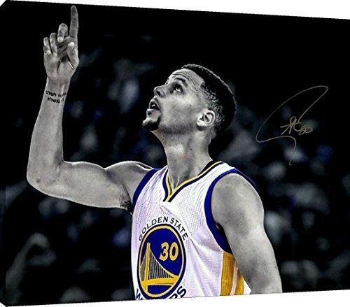 Photoboard Wall Art: Steph Curry - Record Breaking Game B&W