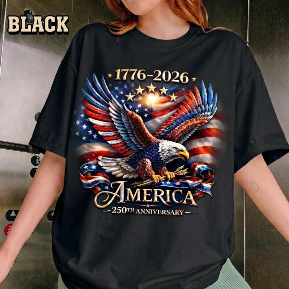 America 250th Anniversary America Patriotic Shirt, USA 250 Years Tee T-Shirt