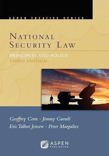 National Security Law: Principles - Paperback, by Corn Geoffrey S.; - Very Good