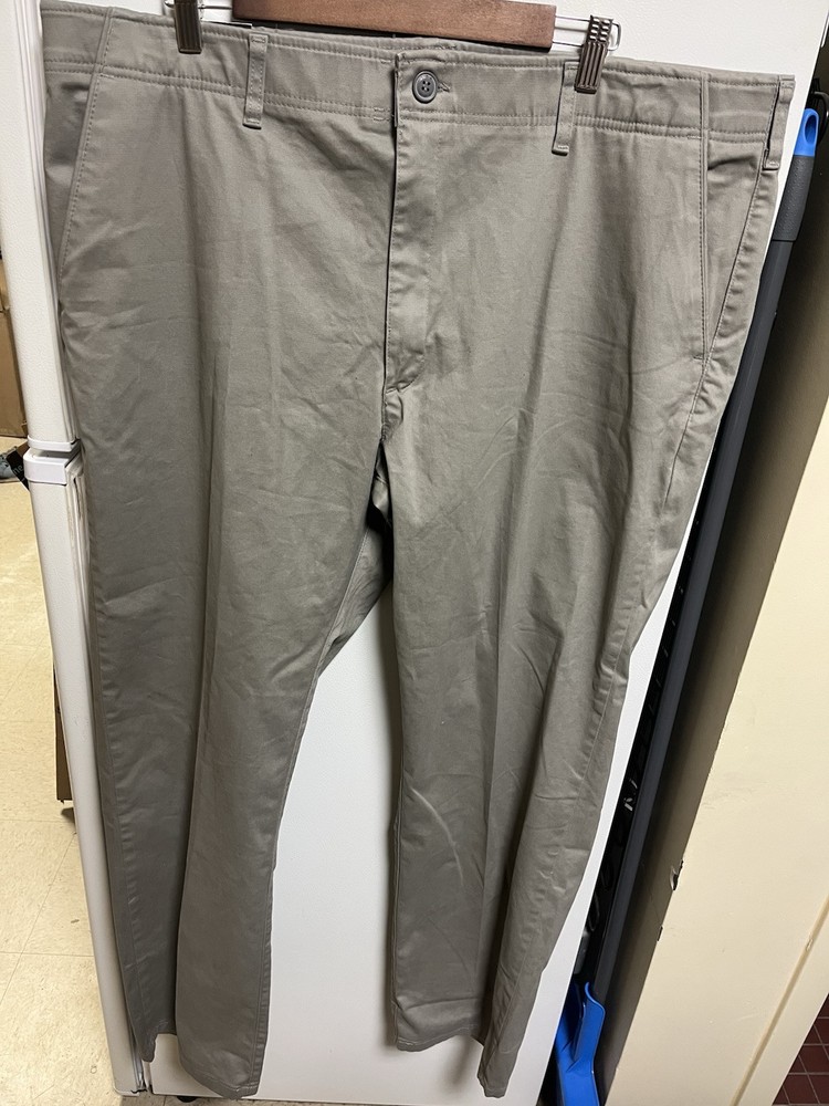 Lee Extreme Comfort Performance Straight Fit Pants Mens 42X34L Grey New With Tags