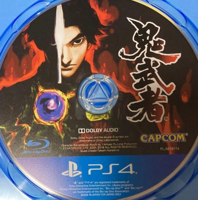 Onimusha Warlords PlayStation4 PS4 Japanese ver CAPCOM Used Tested Disc Only