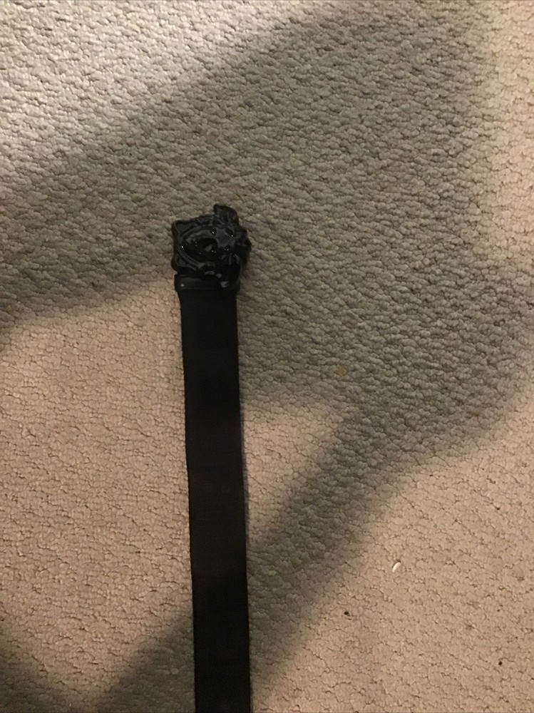 versace black belt