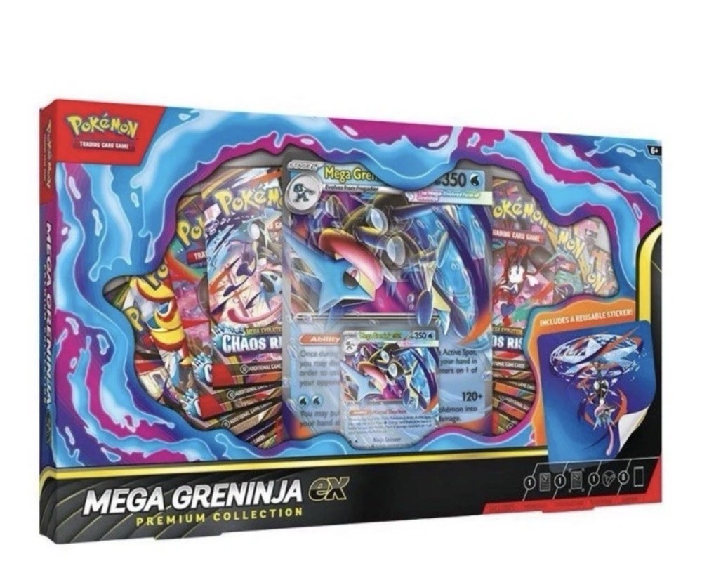 Pokemon TCG:  Mega Greninja ex Premium Collection Box PRESALE