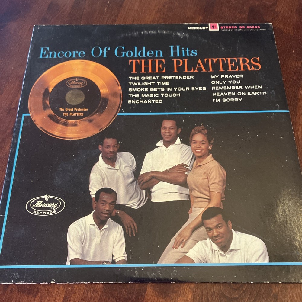The Platters Encore Of Golden Hits Mercury Records 33 RPM Vinyl LP