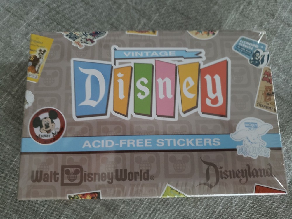 Vintage Disney Parks Acid-Free Stickers Sealed Disneyland Disney World-image