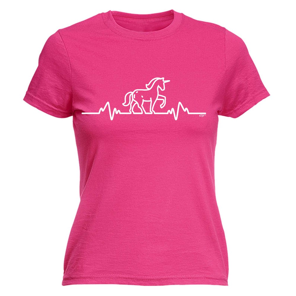 Unicorn Pulse - Womens T Shirt Funny T-Shirt Novelty gift tshirt