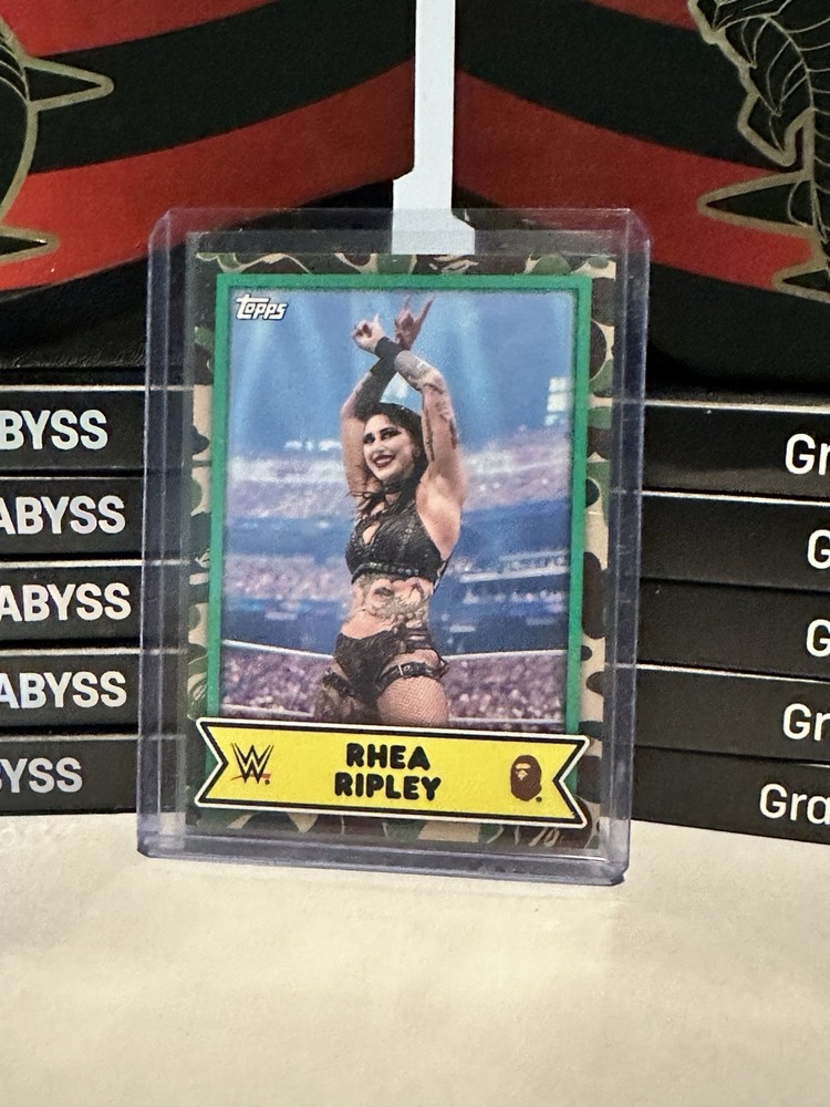 2025 Topps WWE x BAPE Rhea Ripley Base Camo