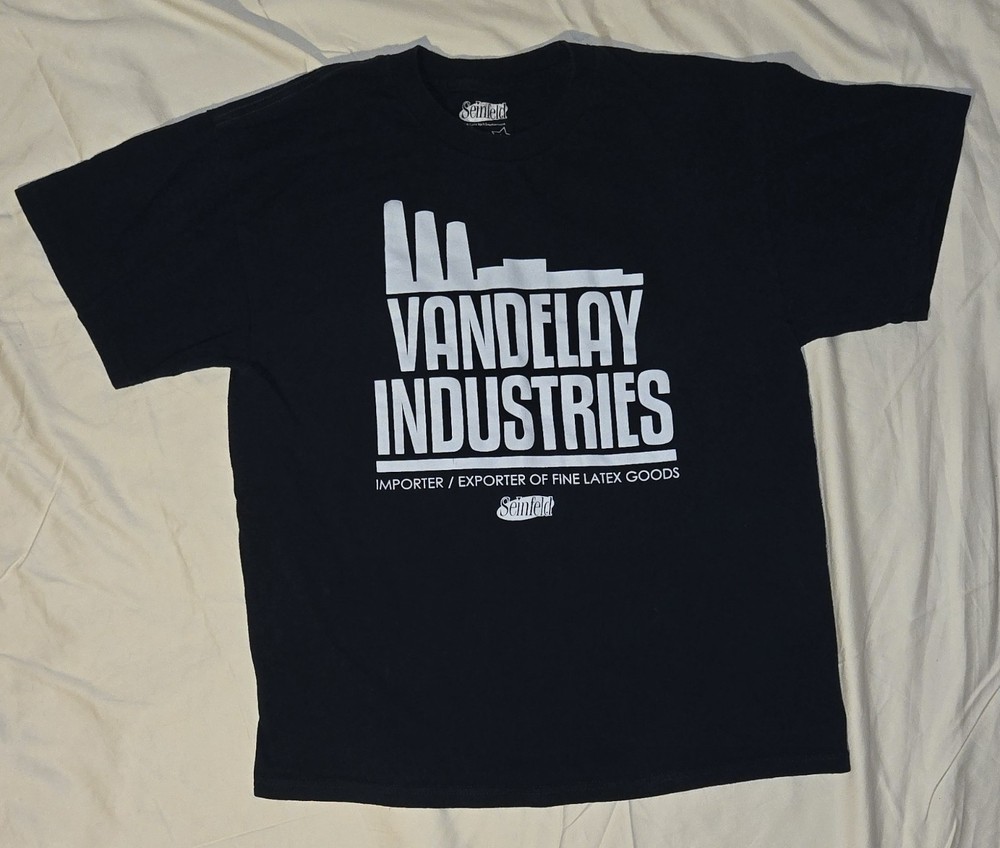 Seinfeld T-Shirt XL Vandelay Industries Importer Exporter Costanza TV Show