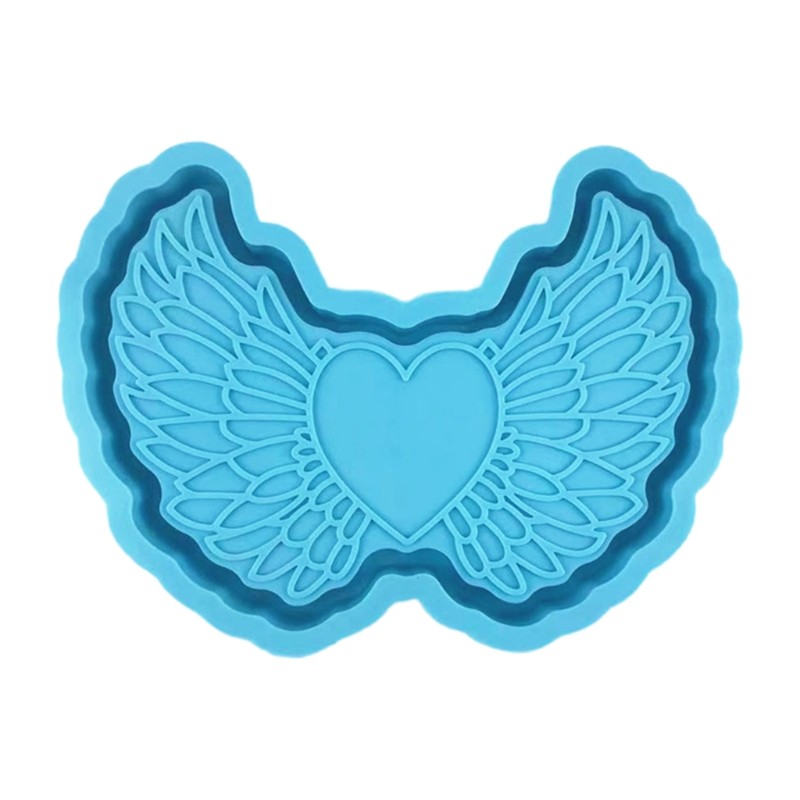 Heart Wing Jewelry Organizer Silicone Mold Epoxy Resin Storage Box