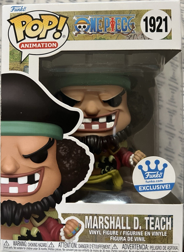 Funko Pop! Animation One Piece Marshall D. Teach Vinyl Figure #1921 Exclusive