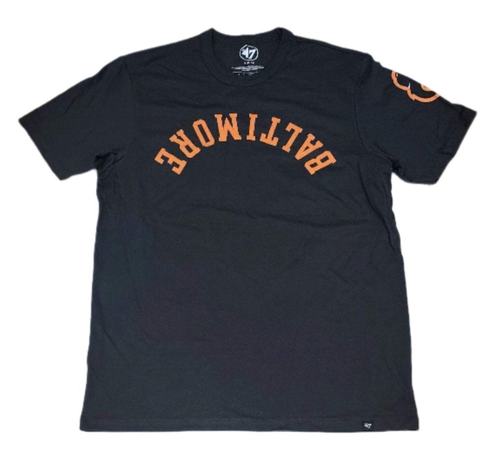 '47 Brand Baltimore Orioles Upside Down Two Peat Franklin Tee