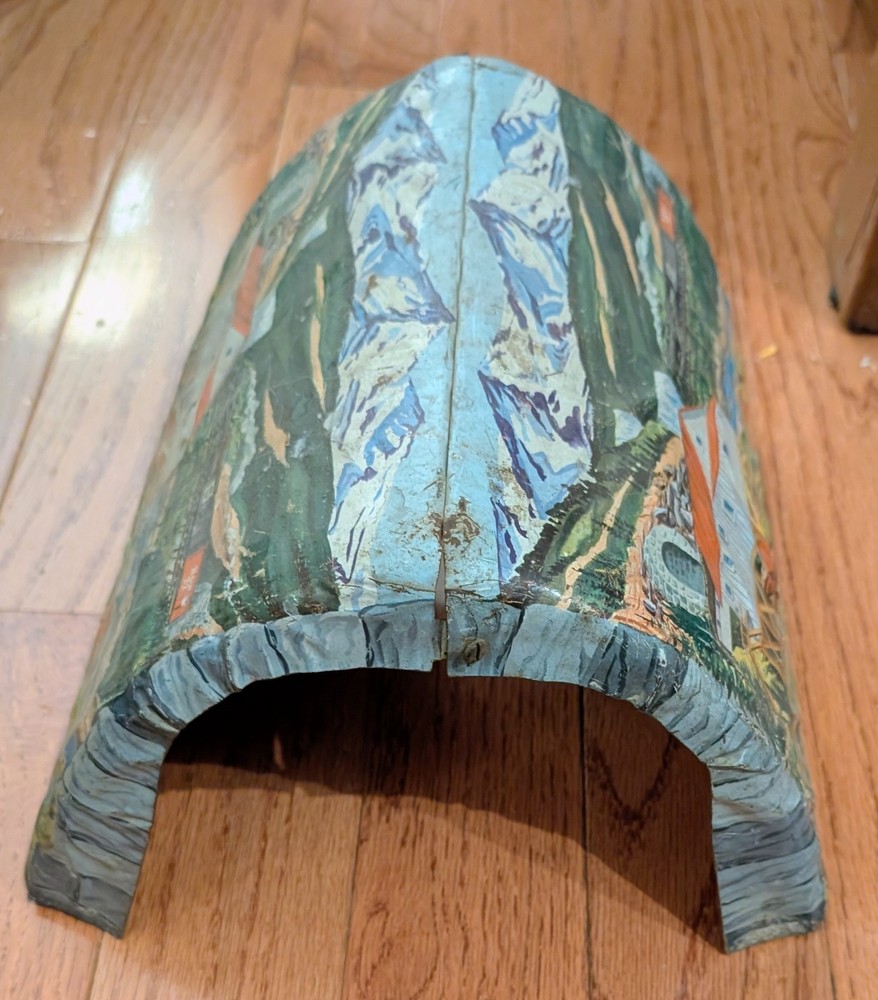 Vintage 1950s Tin Litho O-Scale Train Tunnel - Louis MARX