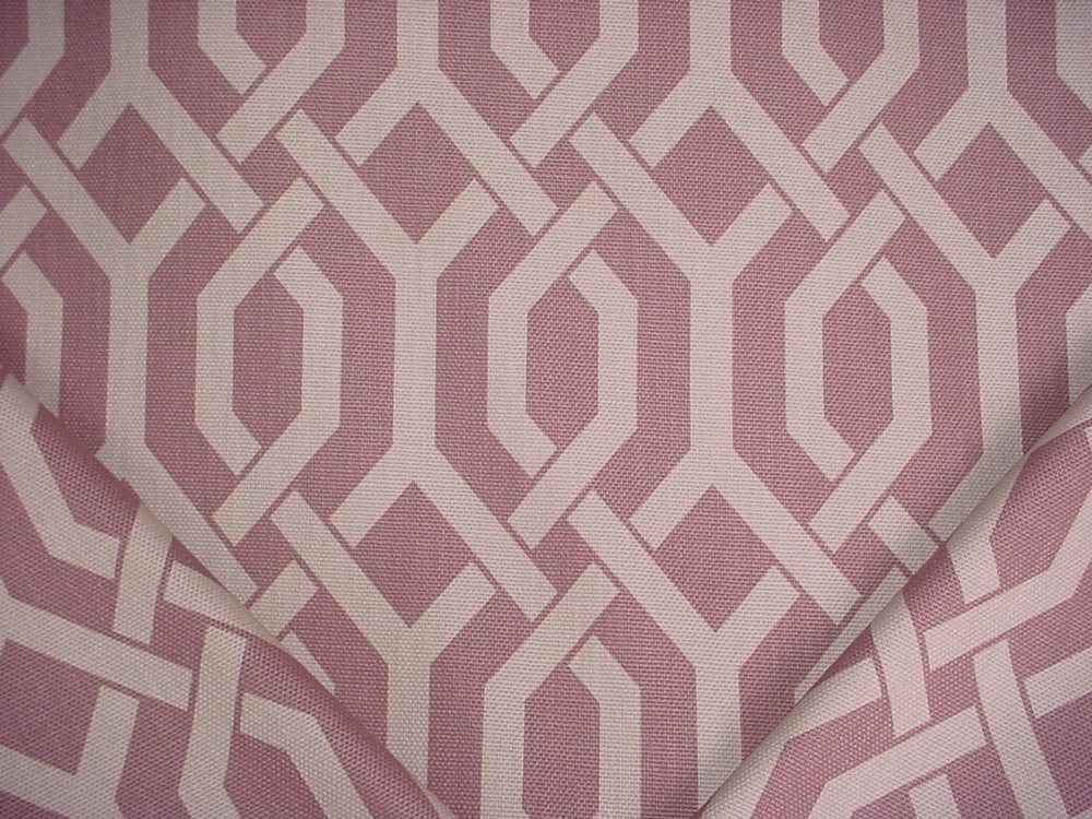 Kravet Jerry Lilac Cotton Trellis Lattice Upholstery Fabric 21.5 Yard  