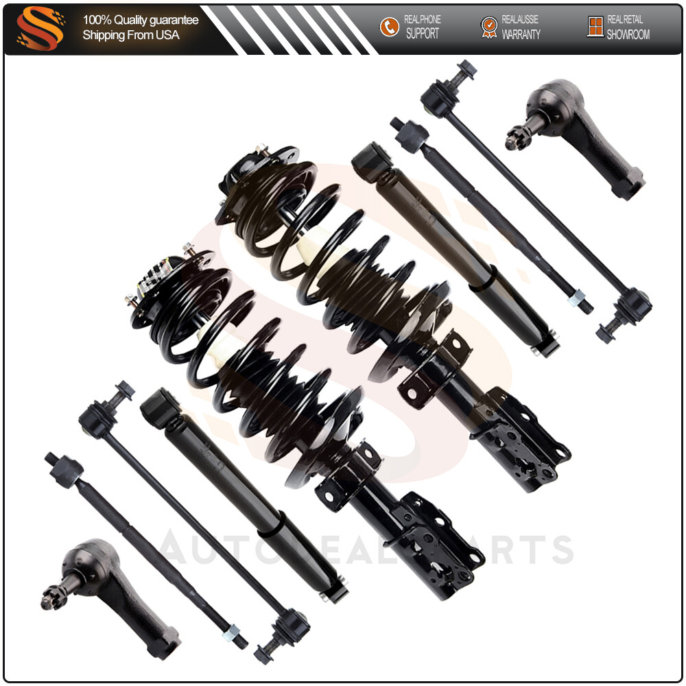 Front Strut Spring Shock Control Arm Sway Bar Link Tie Rod End for Chevy Cobalt HHR G5