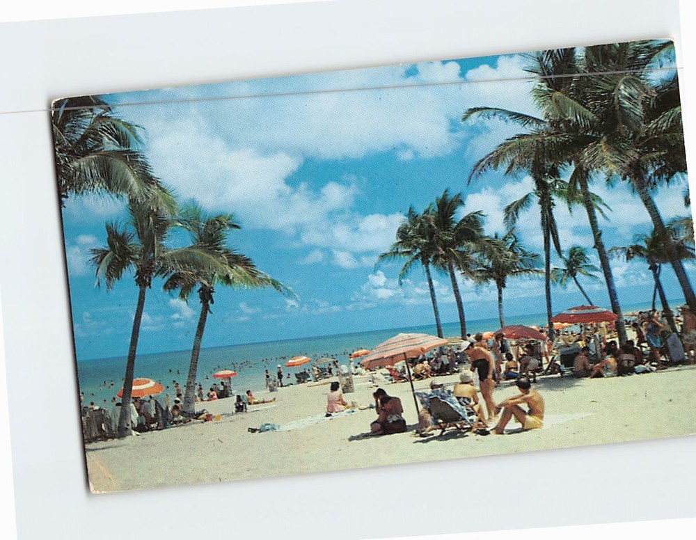 Postcard Beach Scene Florida USA