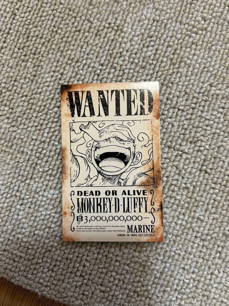 One Piece Luffy Nika Jump Festa Promo Trading Card Exclusive Limited
