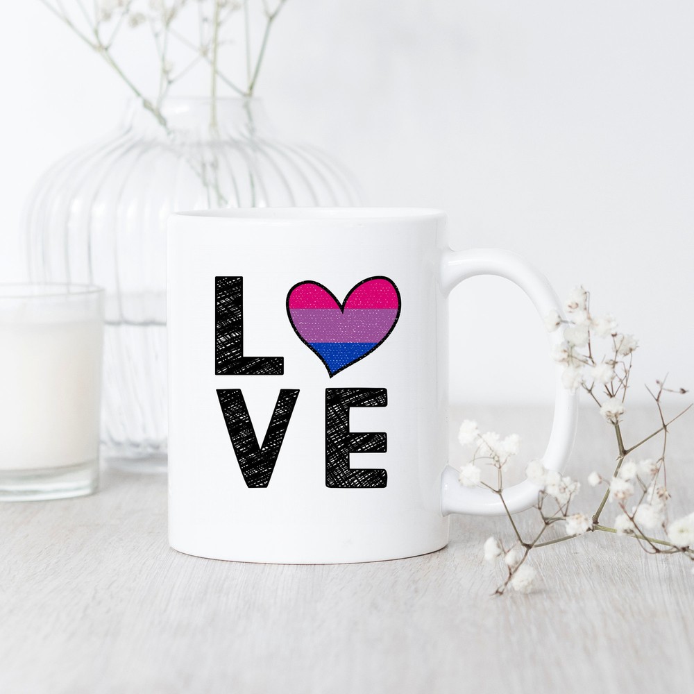 Bisexual Pride Coffee Mug - Perfect Bi Gift for Tea & Lovers