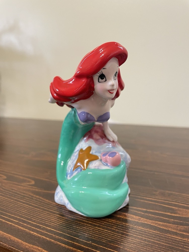 Vintage Disney Little Mermaid Ariel Porcelain Figurine
