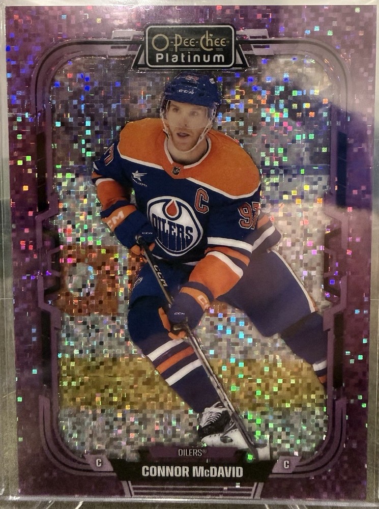 Connor Mcdavid Violet Pixel Preview P-1 #75/99 2025-26 O-pee-chee