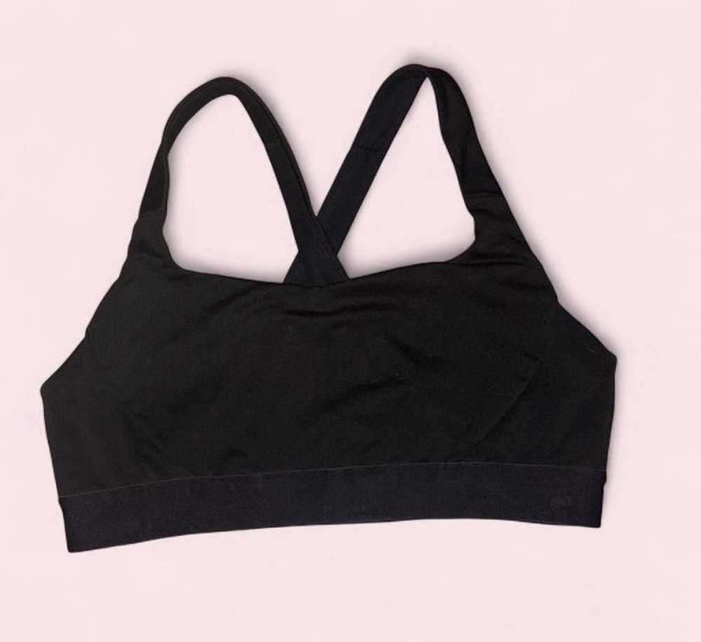 Patagonia Women’s Black Sports Bra S Medium Support Breathable Crossback