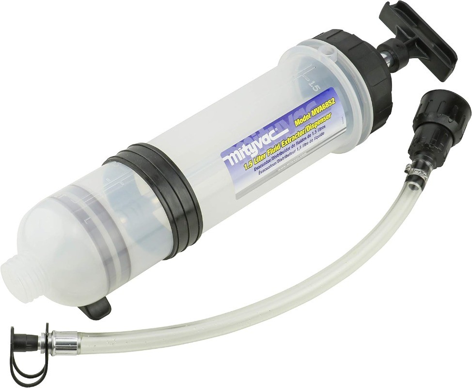 Mityvac MVA6852 1.5 Liter Fluid Evacuator Extractor and Dispensing Syringe