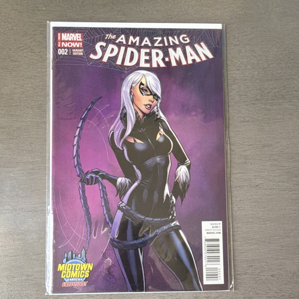 Marvel The Amazing Spider-Man #2 Midtown Comics Variant Cover Black Cat