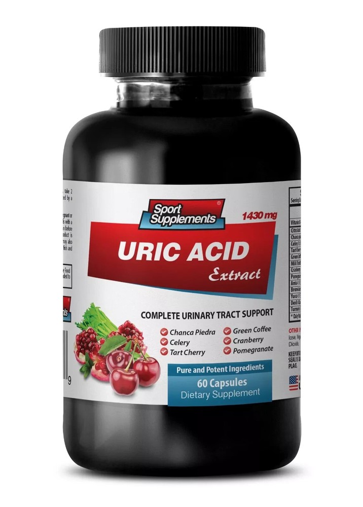 Holistic balance capsules - URIC ACID EXTRACT - Balanced care aid 1 Bottle 60C