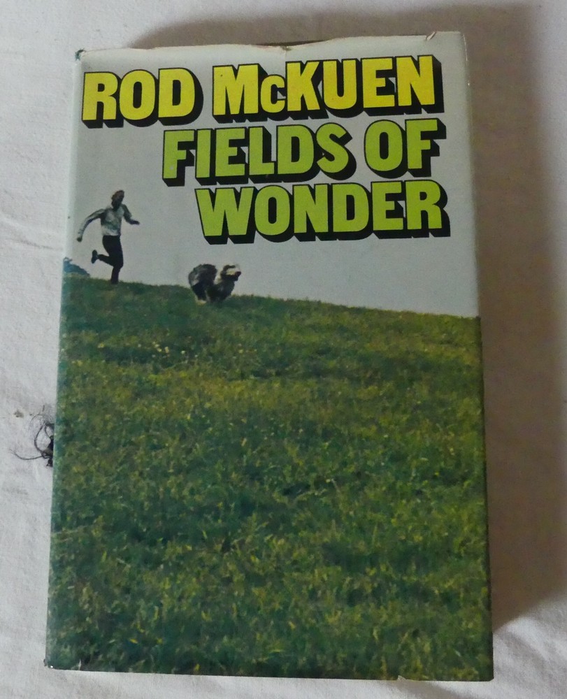 Fields Of Wonder by Rod McKuen, Vintage 1971 3rd Printing, HCDJ - GOOD
