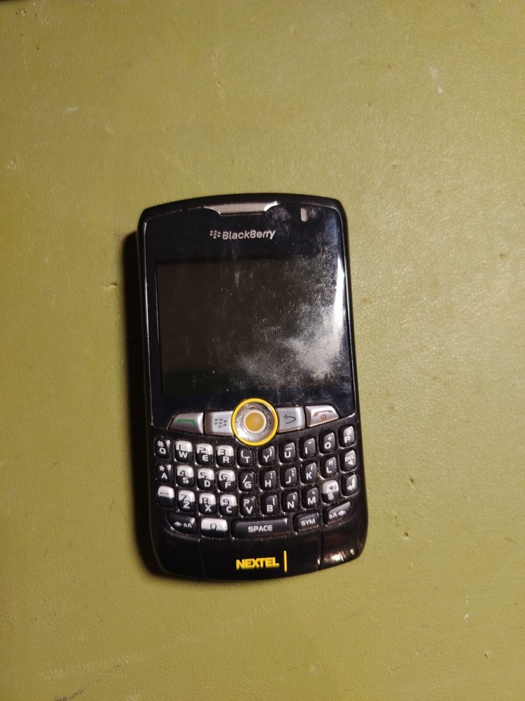 BlackBerry Curve 8350i - Black and Silver ( Nextel ) !!!!!!PARTS ONLY!!!!!!