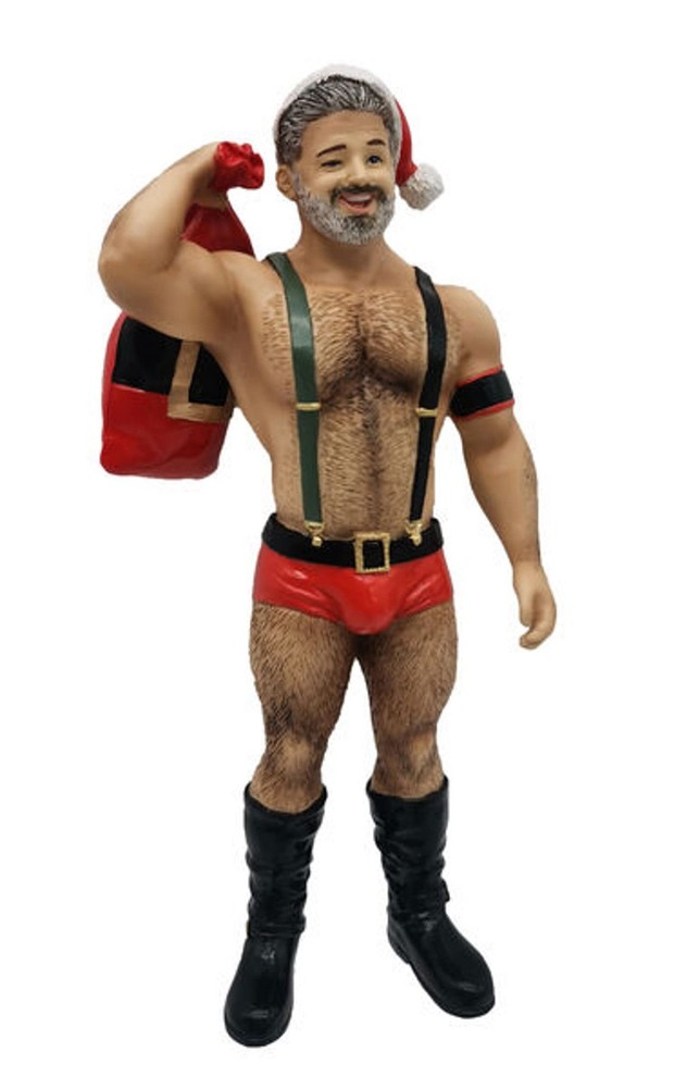 December Diamonds Poke The Bear Naughty Santa Bear Christmas Ornament 5555325