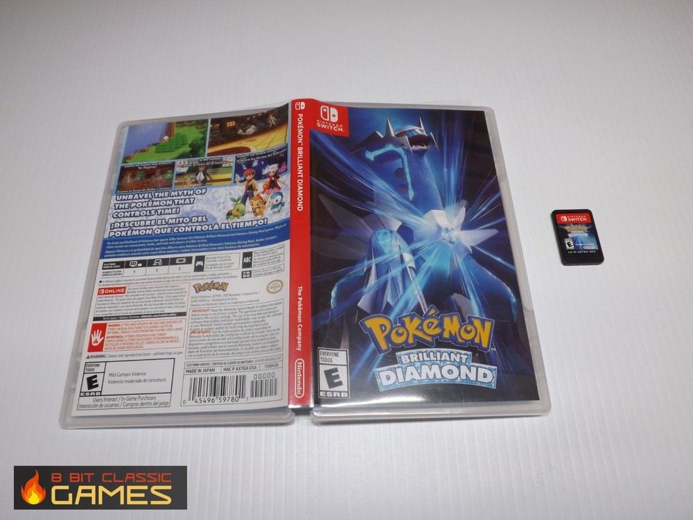 Pokemon Brilliant Diamond  COMPLETE - Nintendo Switch - 58a