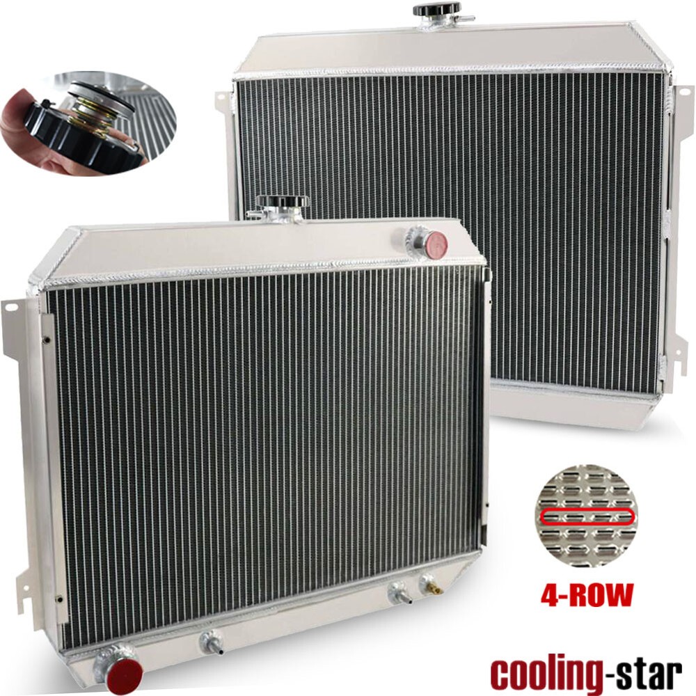 4 CORE 62MM RADIATOR  FIT 1968-1974 DODGE PLYMOUTH MOPAR CARS 5.6L-7.2L 26