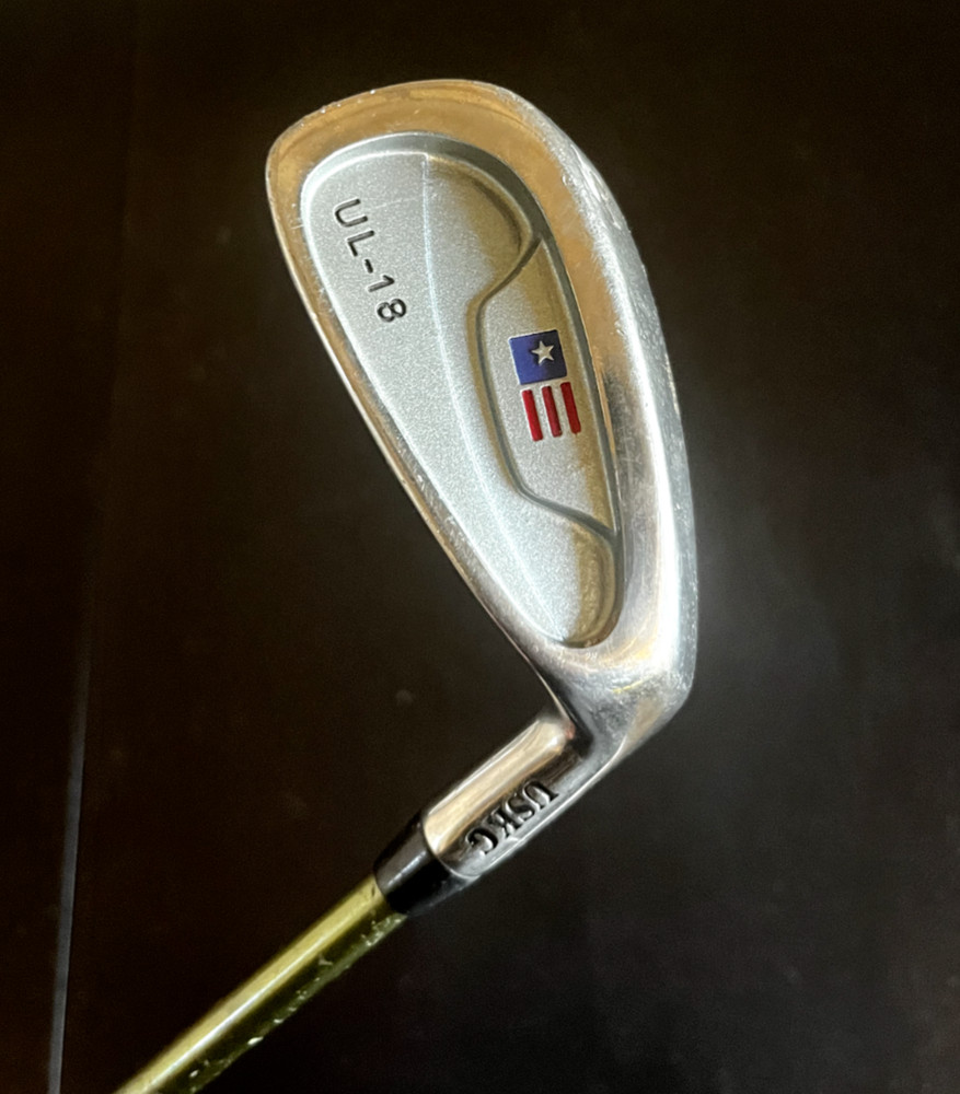 Juniors USKG UL-18 P Wedge Kid Power 57-39 Graphite Shaft RH 34” Green Golf Club
