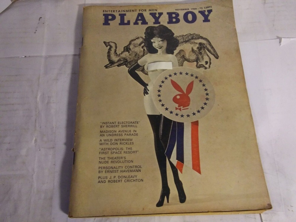 Playboy Magazine November 1968, Center: Paige Young, Don Rickles, Very Good