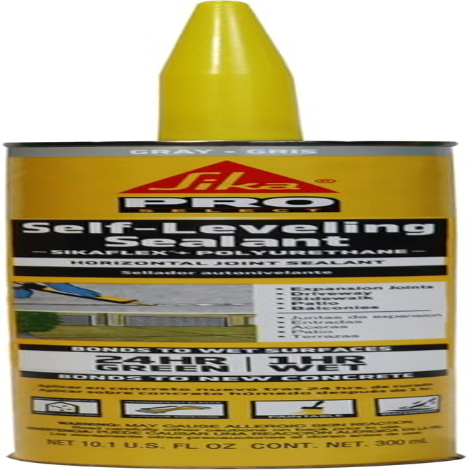 Sikaflex Self Leveling Sealant, Gray, Polyurethane with an Accelerated Curing Ca