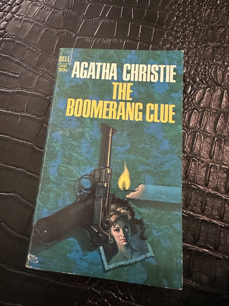 1966 AGATHA CHRISTIE vintage paperback book (NICE) BOOMERANG CLUE