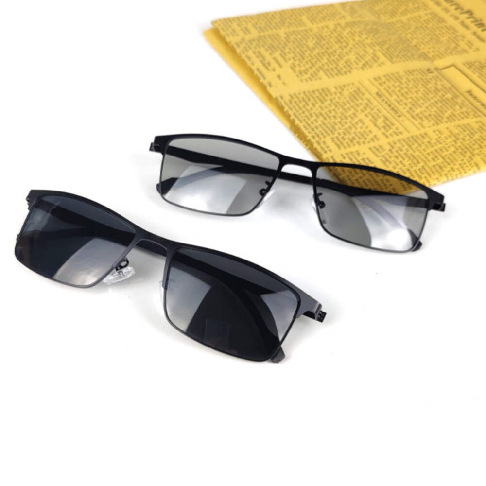 Business Driving Sunglasses for Day and Night with Photochromic and Anti-Glare L