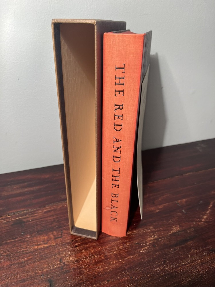 The Red and the Black 1947 Heritage Press W/ Slipcase & Sandglass