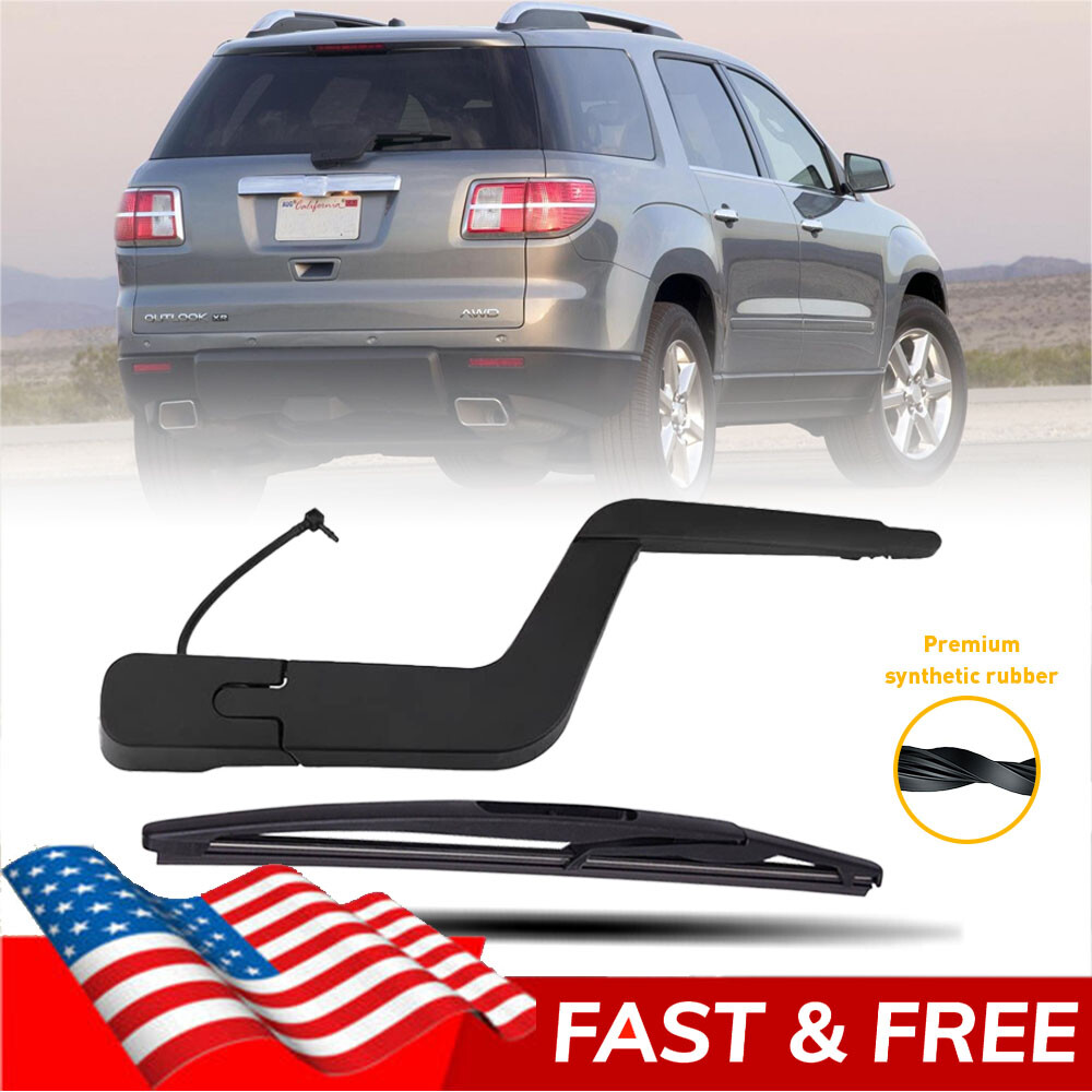 GMC Acadia Saturn Outlook 2007-2012 Rear Wiper Blade Arm Replacement-image