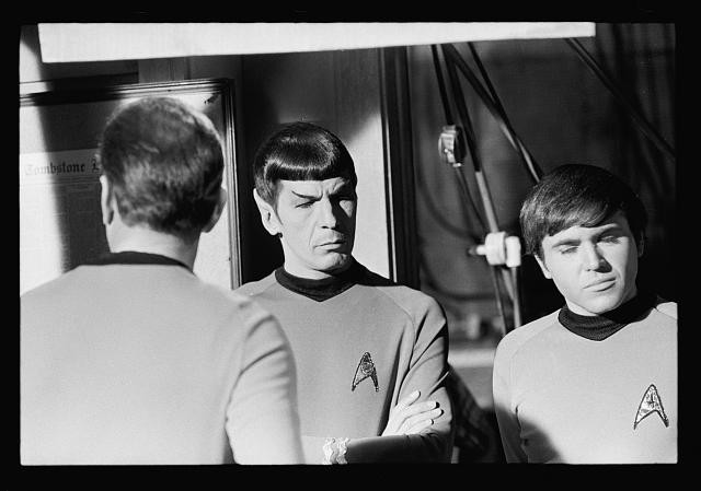 Photo:Leonard Nimoy 1968 Star Trek Spock TV Cast Portrait